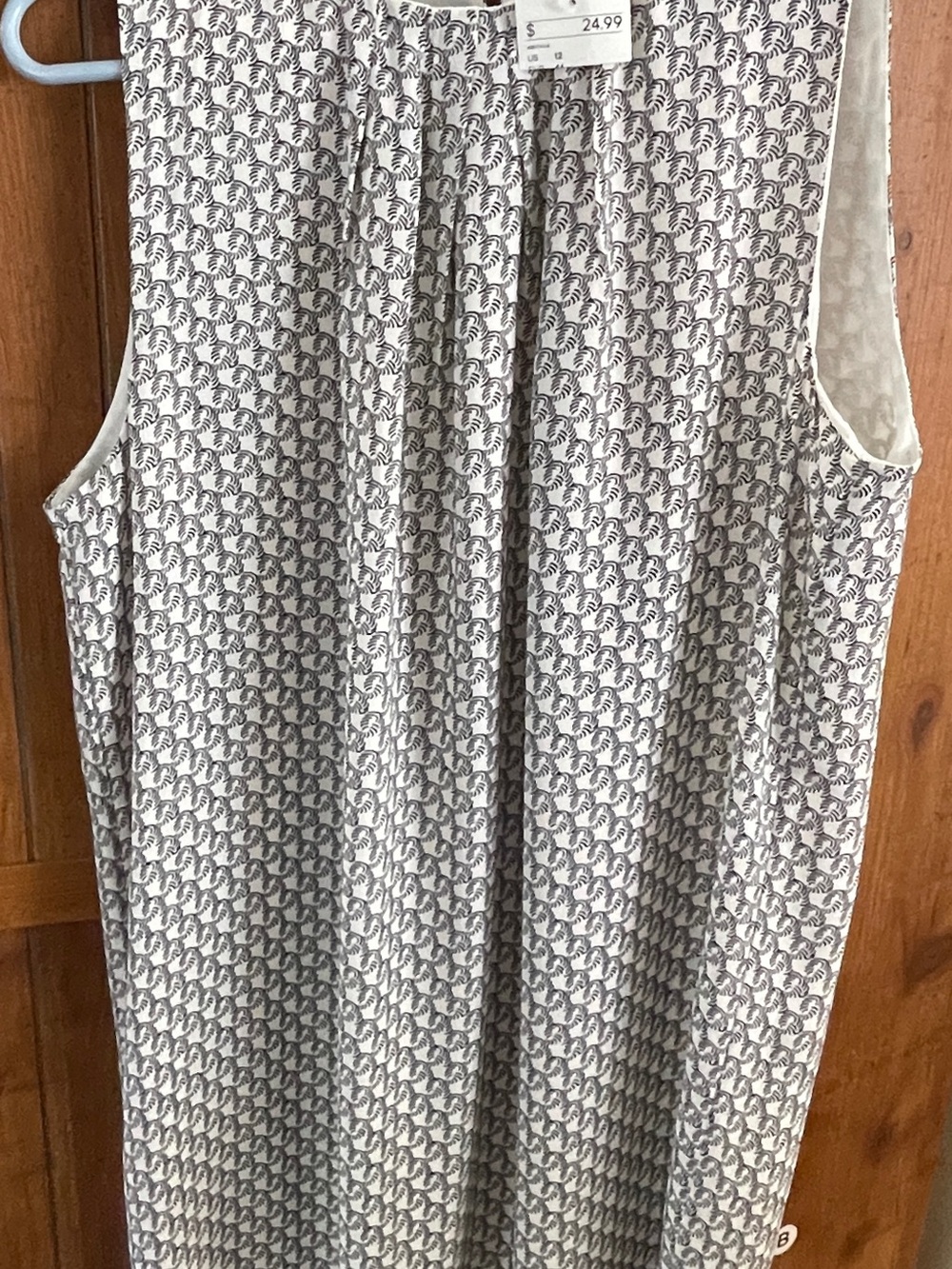 Sleeveless Printed Women's H&M Midi dress - Black and White